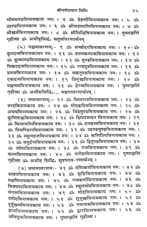 Shri Ganesh Yaga Vidhi (CSBG 190)